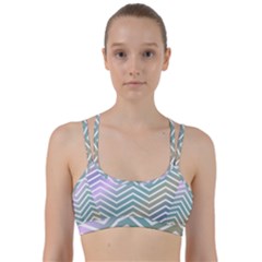 Zigzag Line Pattern Zig Zag Line Them Up Sports Bra by Nexatart