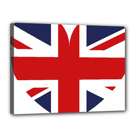 Uk Flag United Kingdom Canvas 16  X 12  by Nexatart