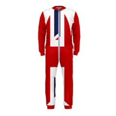 Uk Flag United Kingdom Onepiece Jumpsuit (kids) by Nexatart