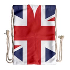 Uk Flag United Kingdom Drawstring Bag (large) by Nexatart