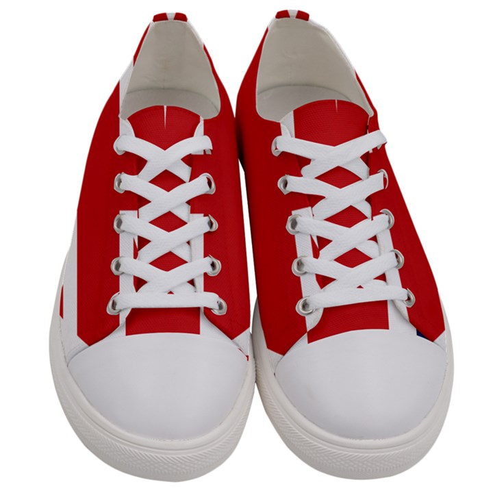 Uk Flag United Kingdom Men s Low Top Canvas Sneakers