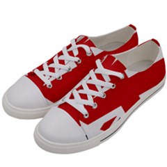 Uk Flag United Kingdom Men s Low Top Canvas Sneakers by Nexatart