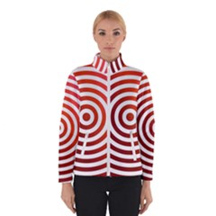 Concentric Red Rings Background Winterwear by Nexatart