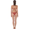 Background Retro Red Zigzag Perfectly Cut Out Bikini Set View2