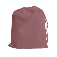 Blush Gold Coppery Pink Solid Color Drawstring Pouches (xxl) by PodArtist