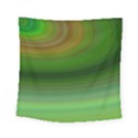 Green Background Elliptical Square Tapestry (Small) View1