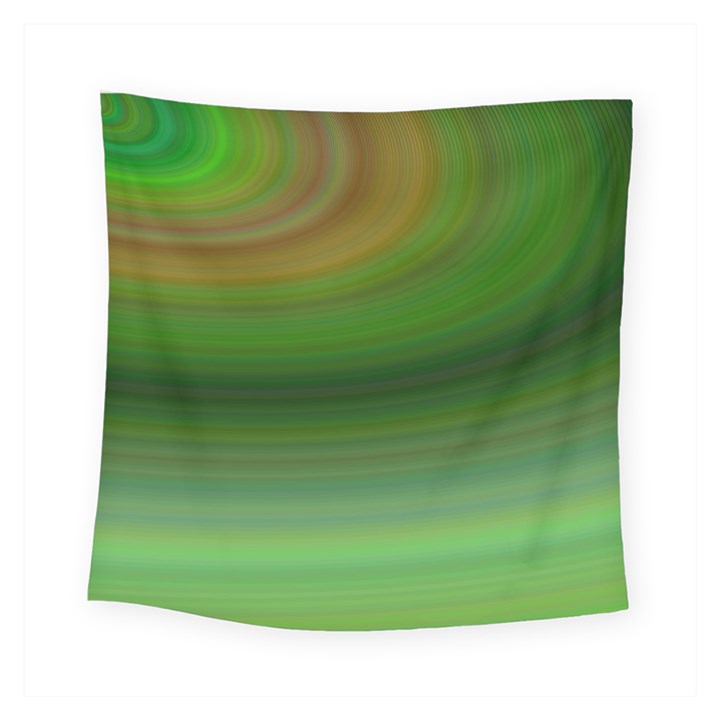 Green Background Elliptical Square Tapestry (Small)