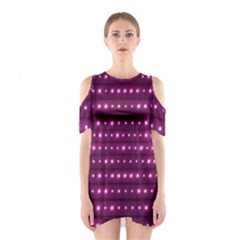 Galaxy Stripes Pattern Shoulder Cutout One Piece by dflcprints