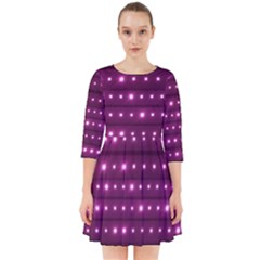 Galaxy Stripes Pattern Smock Dress by dflcprints