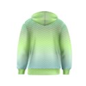 Green Line Zigzag Pattern Chevron Kids  Pullover Hoodie View2