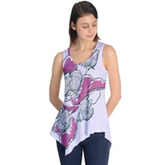 Bouquet Flowers Plant Purple Sleeveless Tunic by Nexatart