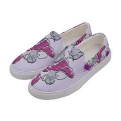 Bouquet Flowers Plant Purple Women s Canvas Slip Ons by Nexatart