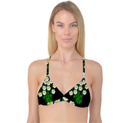 Bouquet Geese Flower Plant Blossom Reversible Tri Bikini Top by Nexatart