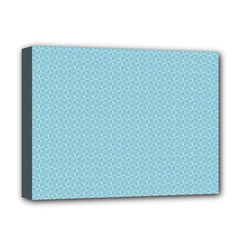 Blue Pattern Background Texture Deluxe Canvas 16  X 12   by Nexatart