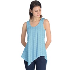 Blue Pattern Background Texture Sleeveless Tunic by Nexatart