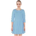 Blue Pattern Background Texture Smock Dress View1