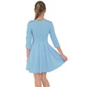 Blue Pattern Background Texture Smock Dress View2