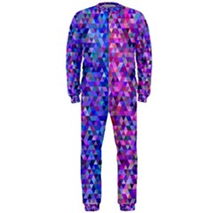 Triangle Tile Mosaic Pattern Onepiece Jumpsuit (men)  by Nexatart