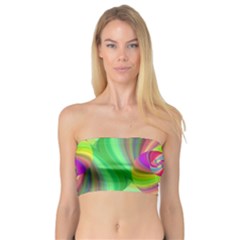 Seamless Pattern Twirl Spiral Bandeau Top by Nexatart