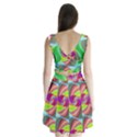 Seamless Pattern Twirl Spiral Split Back Mini Dress  View2