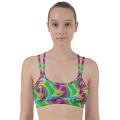 Seamless Pattern Twirl Spiral Line Them Up Sports Bra by Nexatart