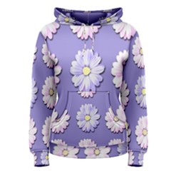 Daisy Flowers Wild Flowers Bloom Women s Pullover Hoodie by Nexatart