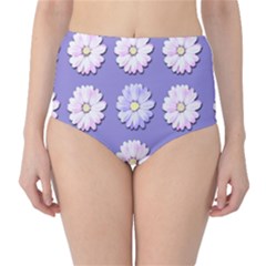 Daisy Flowers Wild Flowers Bloom High-waist Bikini Bottoms by Nexatart