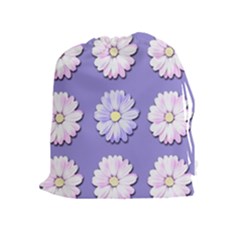 Daisy Flowers Wild Flowers Bloom Drawstring Pouches (extra Large) by Nexatart