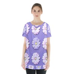 Daisy Flowers Wild Flowers Bloom Skirt Hem Sports Top by Nexatart