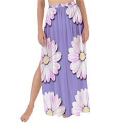 Daisy Flowers Wild Flowers Bloom Maxi Chiffon Tie-up Sarong by Nexatart