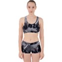 Awesome Wild Black Horses Running In The Night Work It Out Sports Bra Set View1