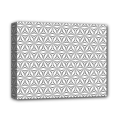 Seamless Pattern Monochrome Repeat Deluxe Canvas 14  X 11  by Nexatart