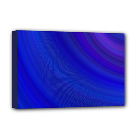 Blue Background Abstract Blue Deluxe Canvas 18  X 12   by Nexatart