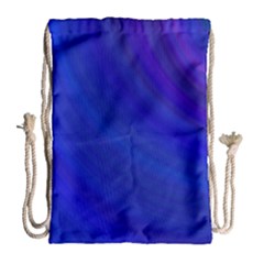 Blue Background Abstract Blue Drawstring Bag (large)