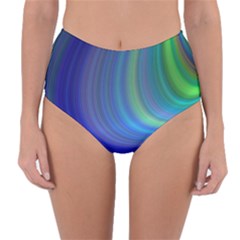 Space Design Abstract Sky Storm Reversible High-waist Bikini Bottoms by Nexatart