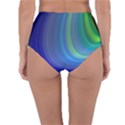 Space Design Abstract Sky Storm Reversible High-Waist Bikini Bottoms View2