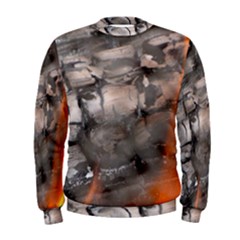 Fireplace Flame Burn Firewood Men s Sweatshirt by Nexatart