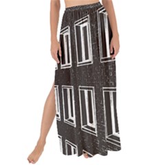 Graphics House Brick Brick Wall Maxi Chiffon Tie-up Sarong