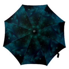 Space All Universe Cosmos Galaxy Hook Handle Umbrellas (medium) by Nexatart