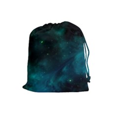 Space All Universe Cosmos Galaxy Drawstring Pouches (large)  by Nexatart