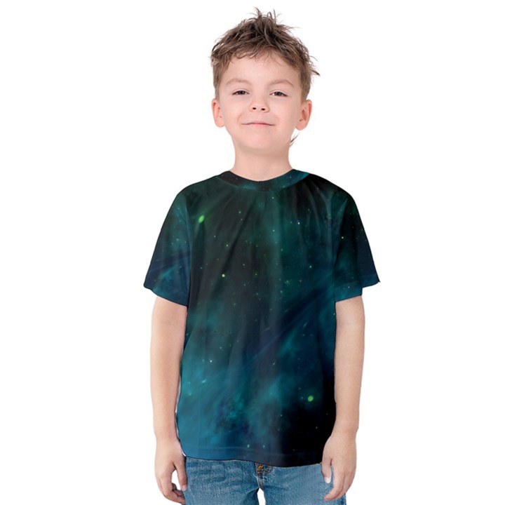 Space All Universe Cosmos Galaxy Kids  Cotton Tee