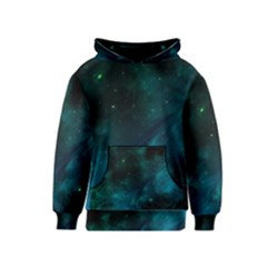 Space All Universe Cosmos Galaxy Kids  Pullover Hoodie by Nexatart