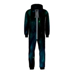 Space All Universe Cosmos Galaxy Hooded Jumpsuit (kids) by Nexatart