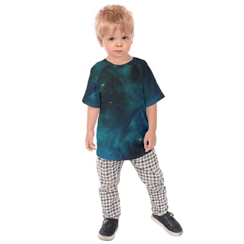 Space All Universe Cosmos Galaxy Kids Raglan Tee by Nexatart