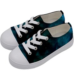 Space All Universe Cosmos Galaxy Kids  Low Top Canvas Sneakers