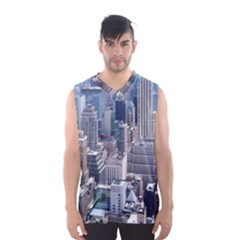 Manhattan New York City Men s Basketball Tank Top by Nexatart