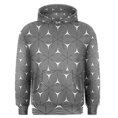 Seamless Weave Ribbon Hexagonal Men s Pullover Hoodie by Nexatart