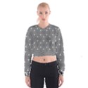 Seamless Weave Ribbon Hexagonal Cropped Sweatshirt View1