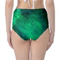 Green Space All Universe Cosmos Galaxy High-Waist Bikini Bottoms View2