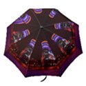 Moscow Night Lights Evening City Folding Umbrellas View1